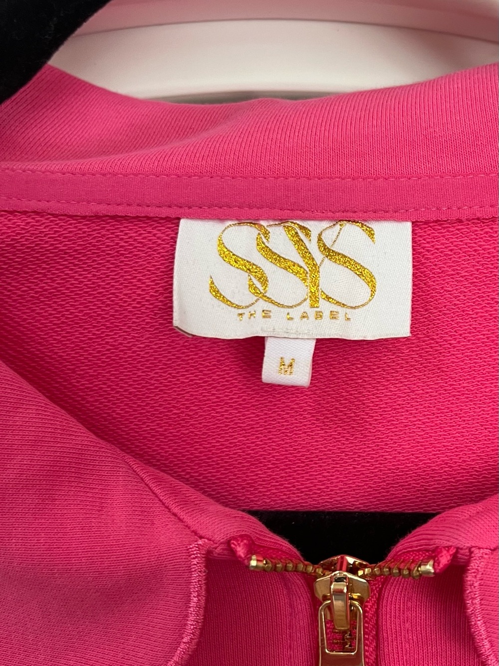 SSYS The Lucy Lightweight Full Zip In Dark Pink size M - Picture 5 of 7